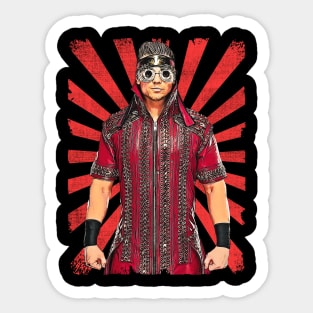 The Miz Wrestling Vintage Fan Art Sticker